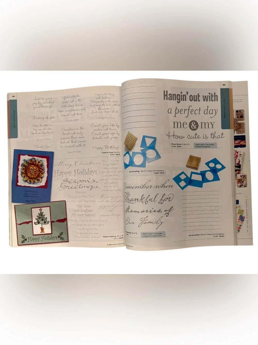 Stampin' Up! Idea Book & Catalog 2004-2005 Edition